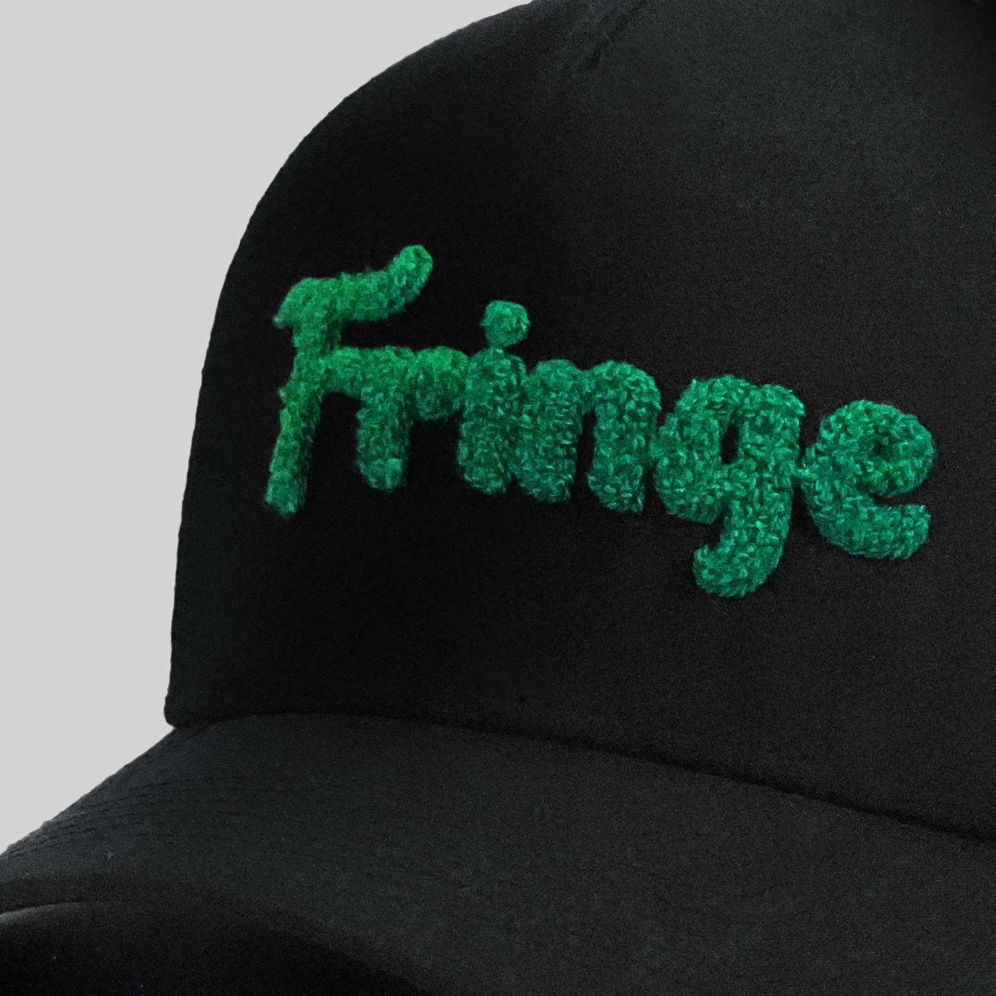 Fringe Performance Snapback: Deep Black