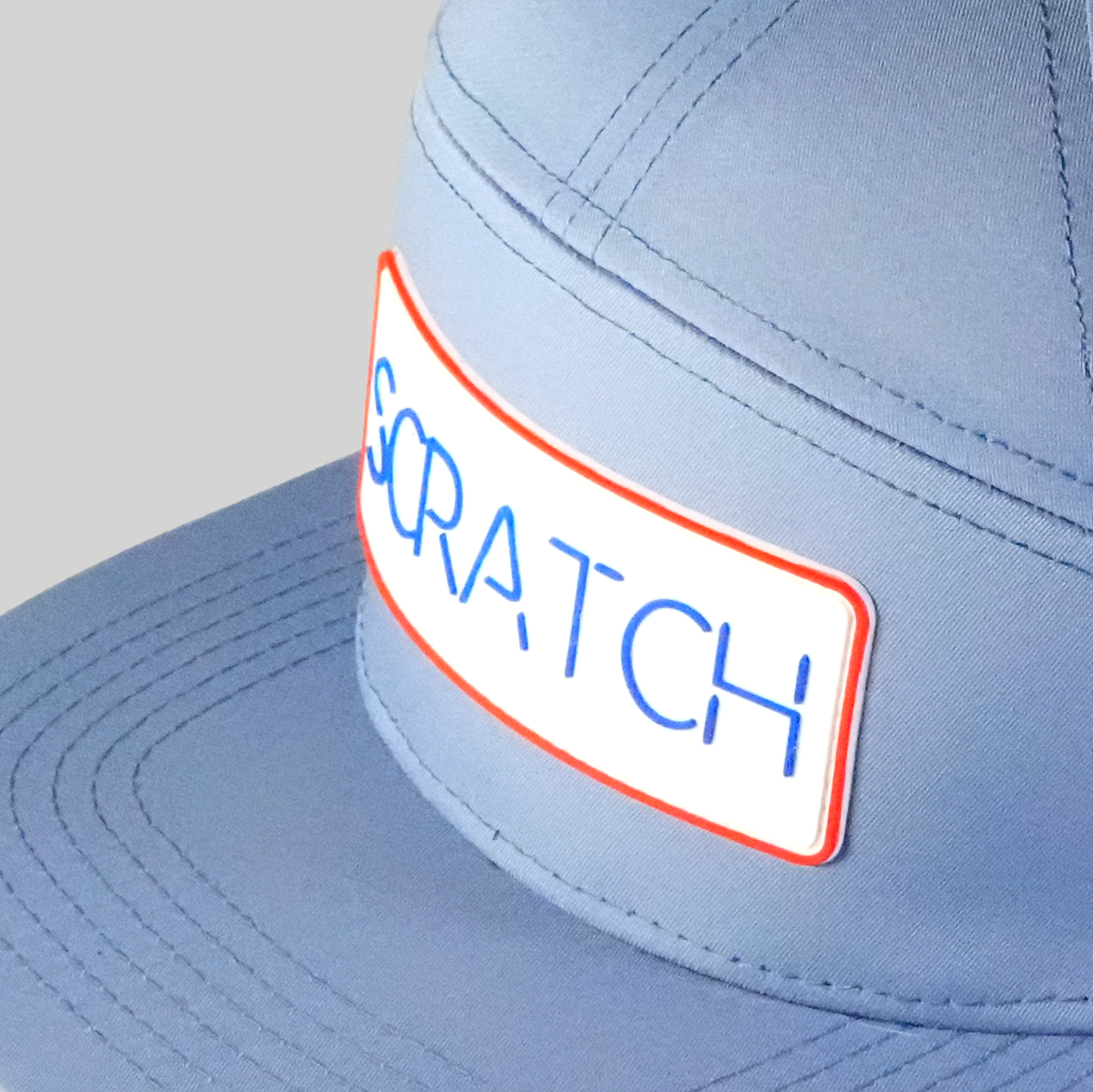 Scratch Performance Snapback: Sky Blue
