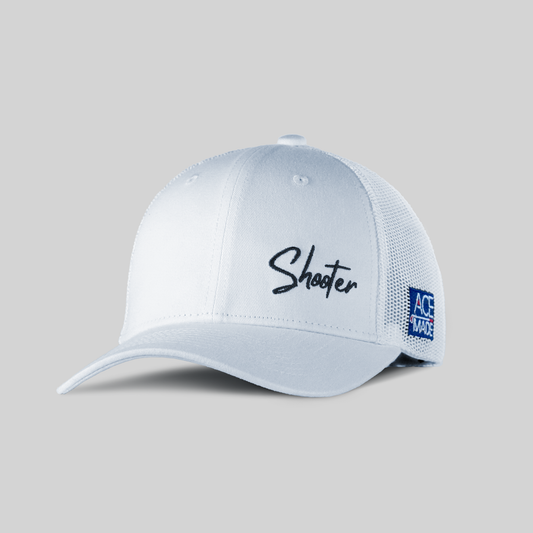 Shooter Performance Snapback: Pure White