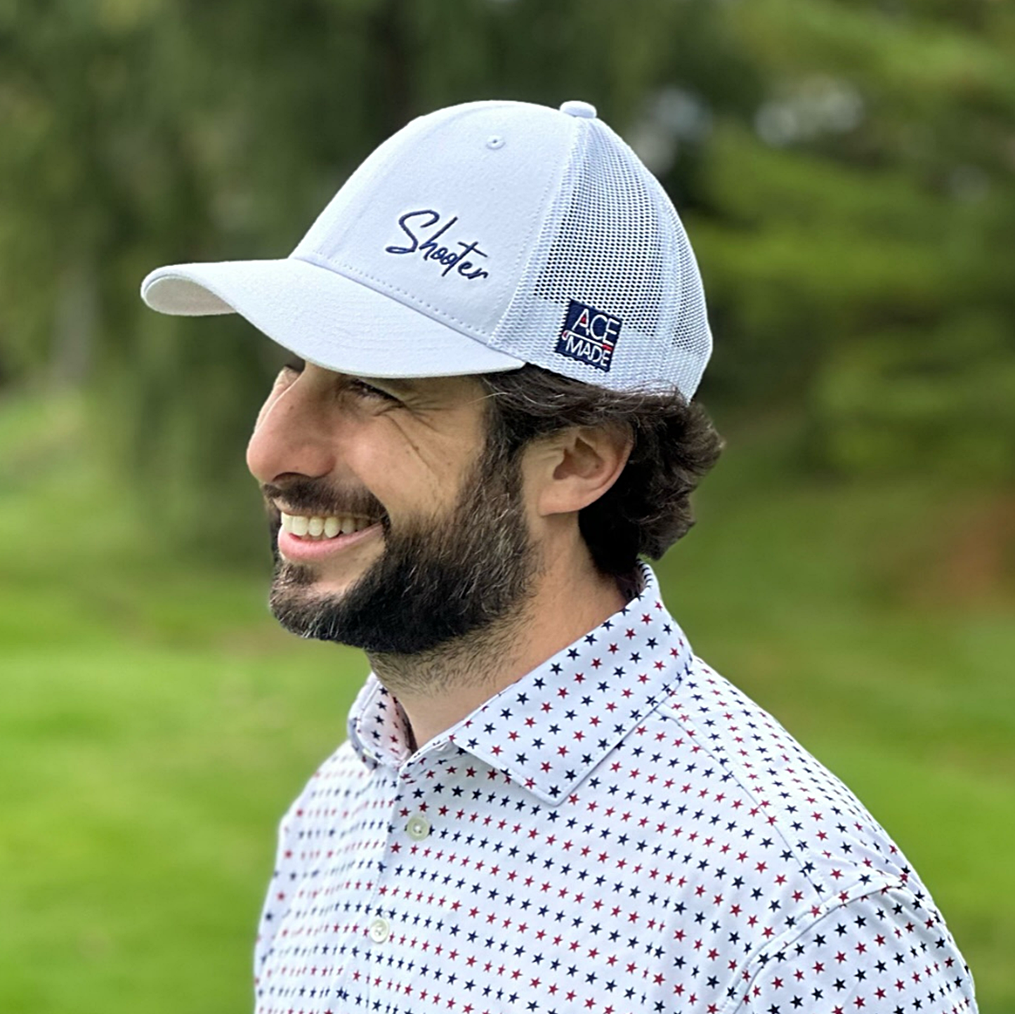 Shooter Performance Snapback: Pure White