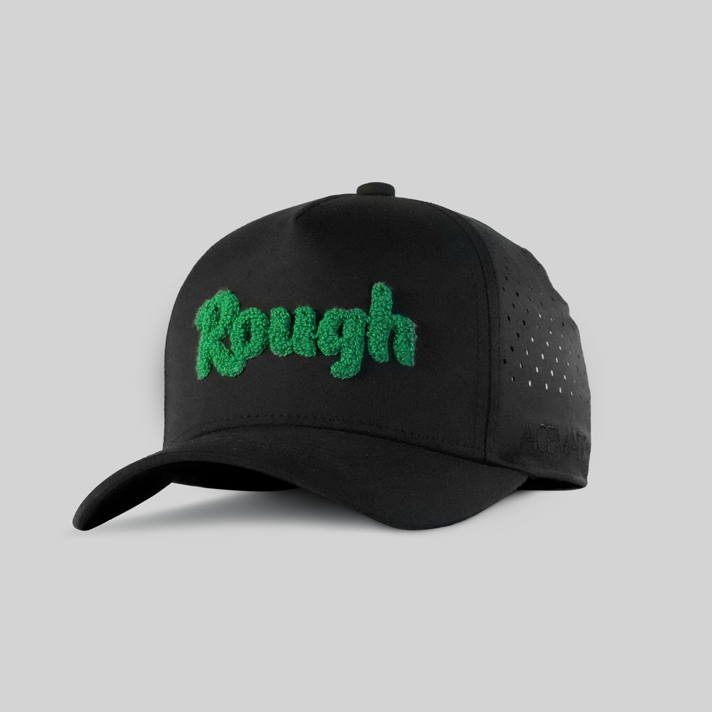 Rough Performance Snapback: Deep Black