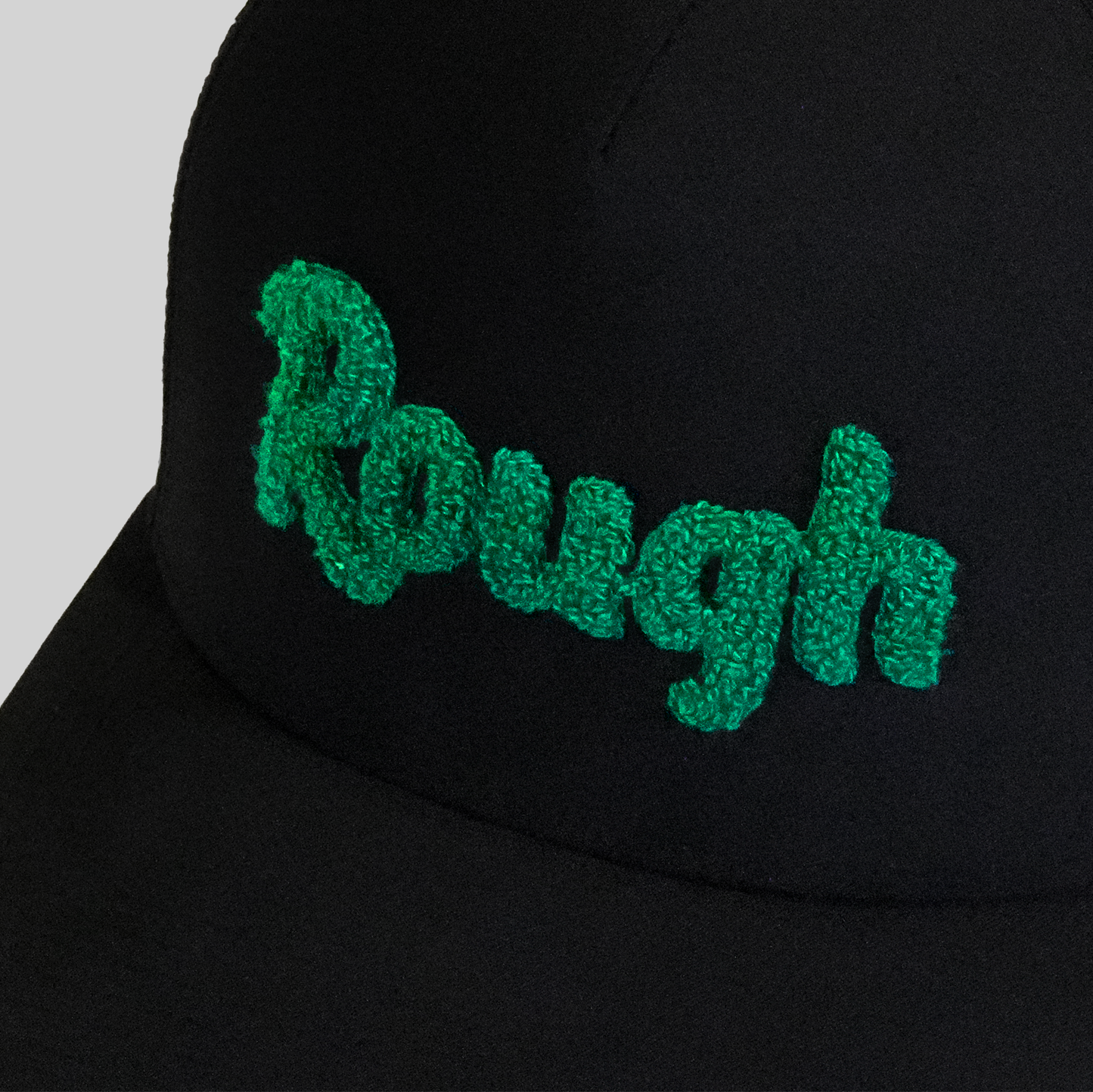 Rough Performance Snapback: Deep Black