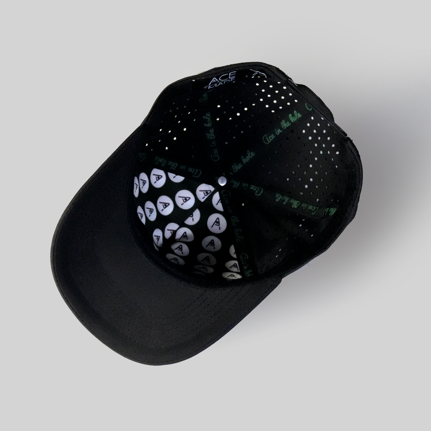 Rough Performance Snapback: Deep Black